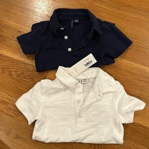 2 New Janie and Jack Collared shirts (12-18Mo)